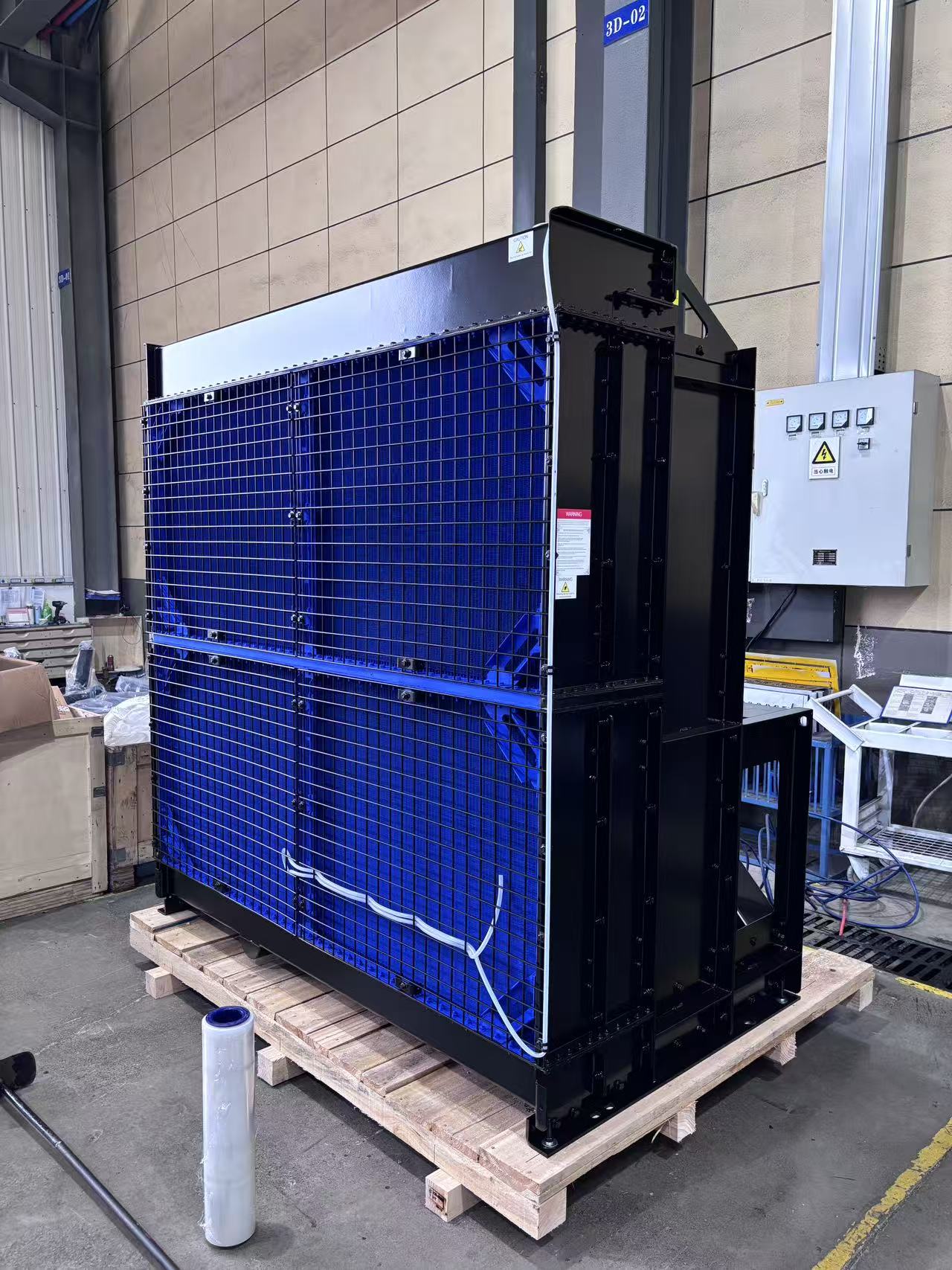 KTA50-G9 generator radiator assembly manufactured by SINRUI Heavy duty radiator for Cummins KTA50-G9 generator set
