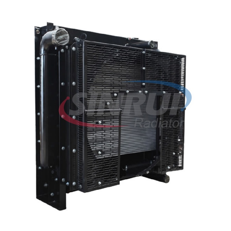 Installed Sinrui cooling system on Cummins MTAA11-G3 marine diesel engine