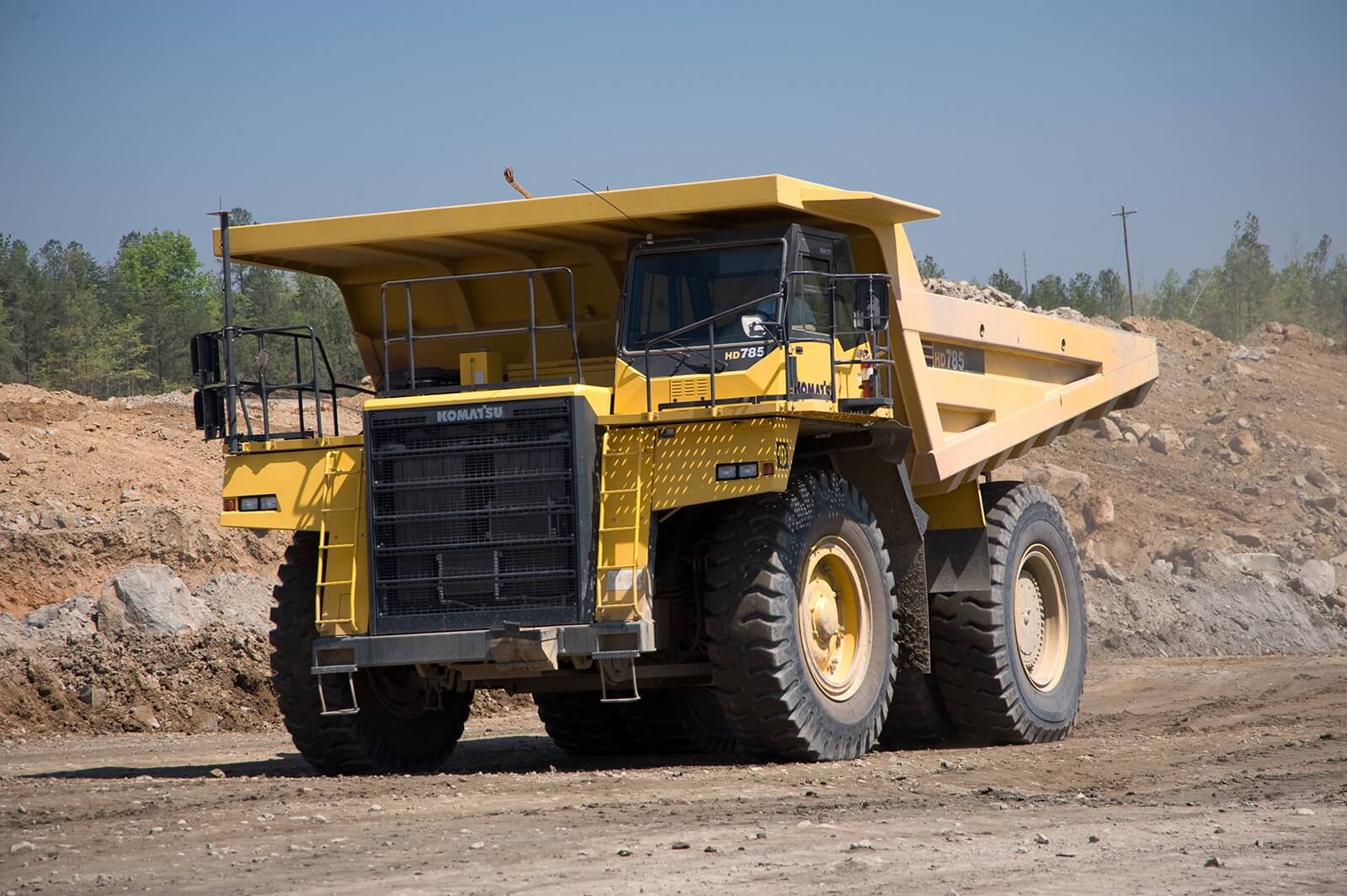 komatsu HD785-7 dump truck for mining filed