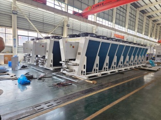 Air-cooled condenser assembly line – modular radiator production