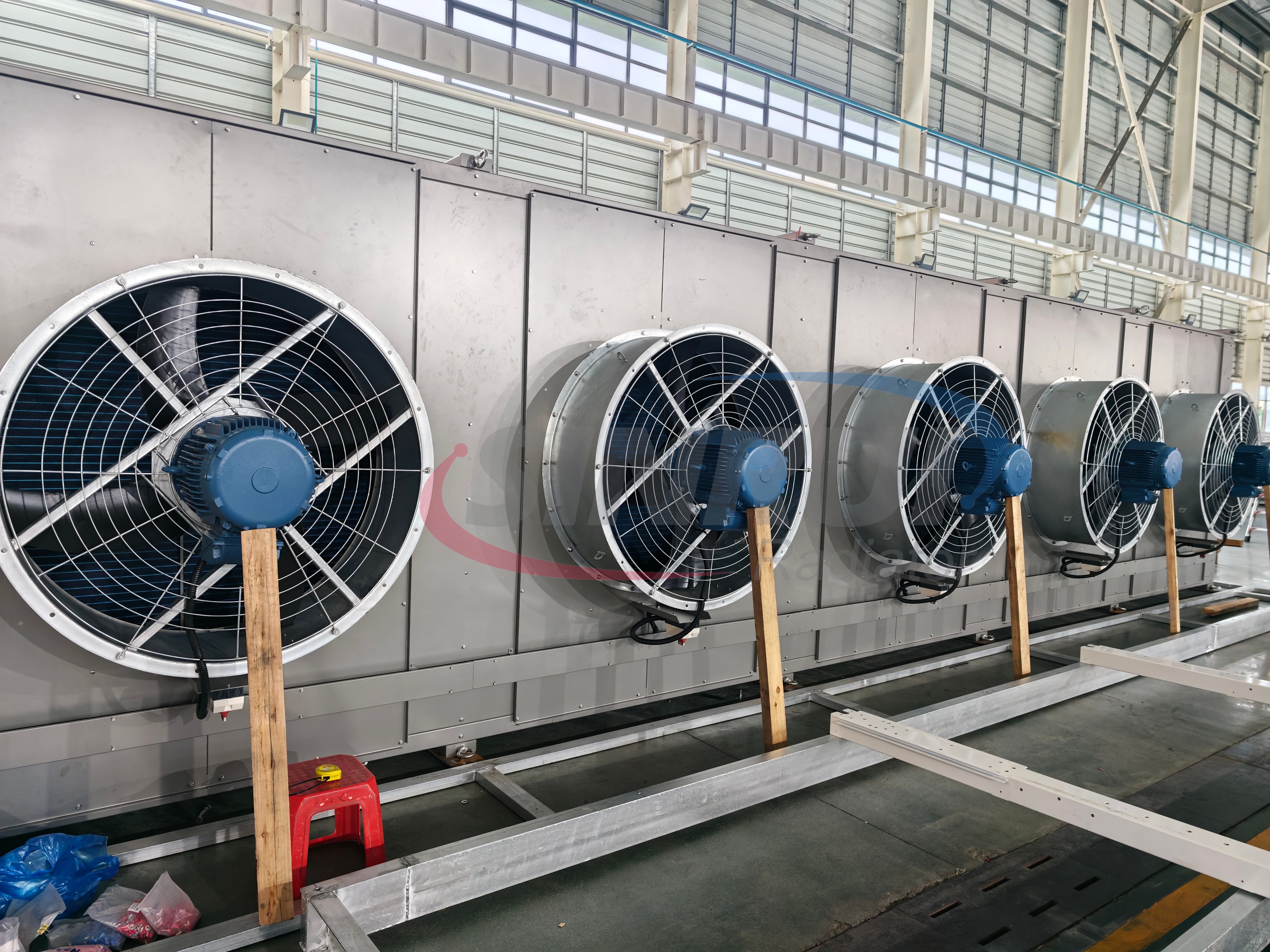 MAN 18V48/60 Generator Radiator Dry Cooler for Power Plant Cooling