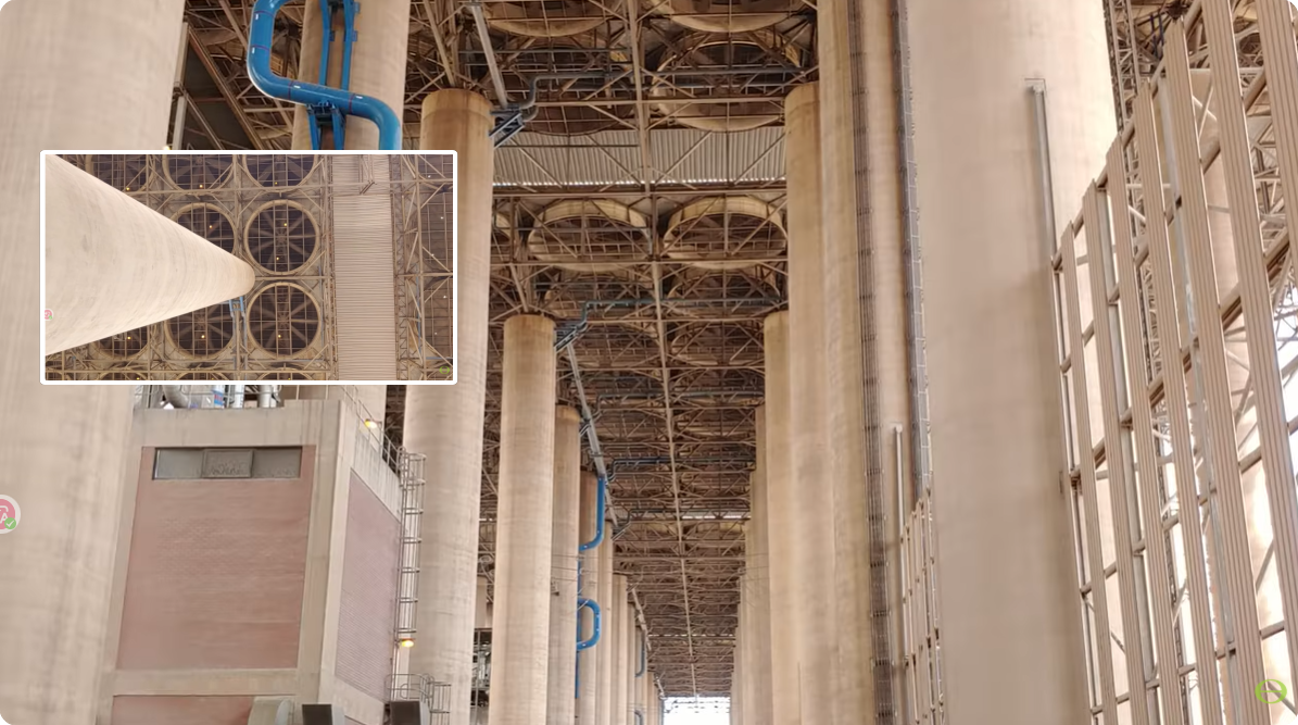 generating electricity dry cooling system 