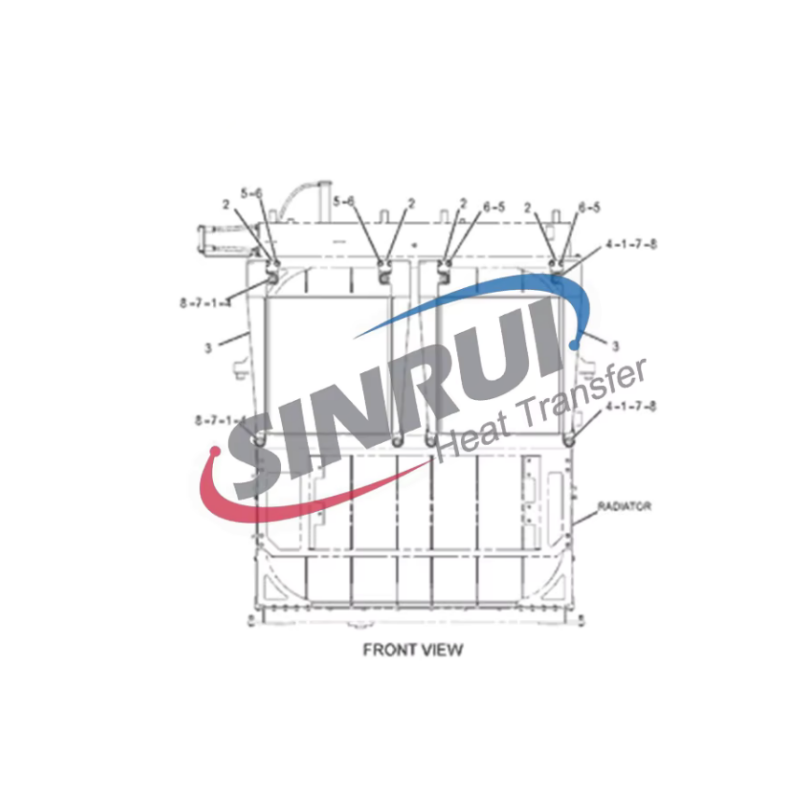 Charge Air Cooler 357-1622 for CAT 777G