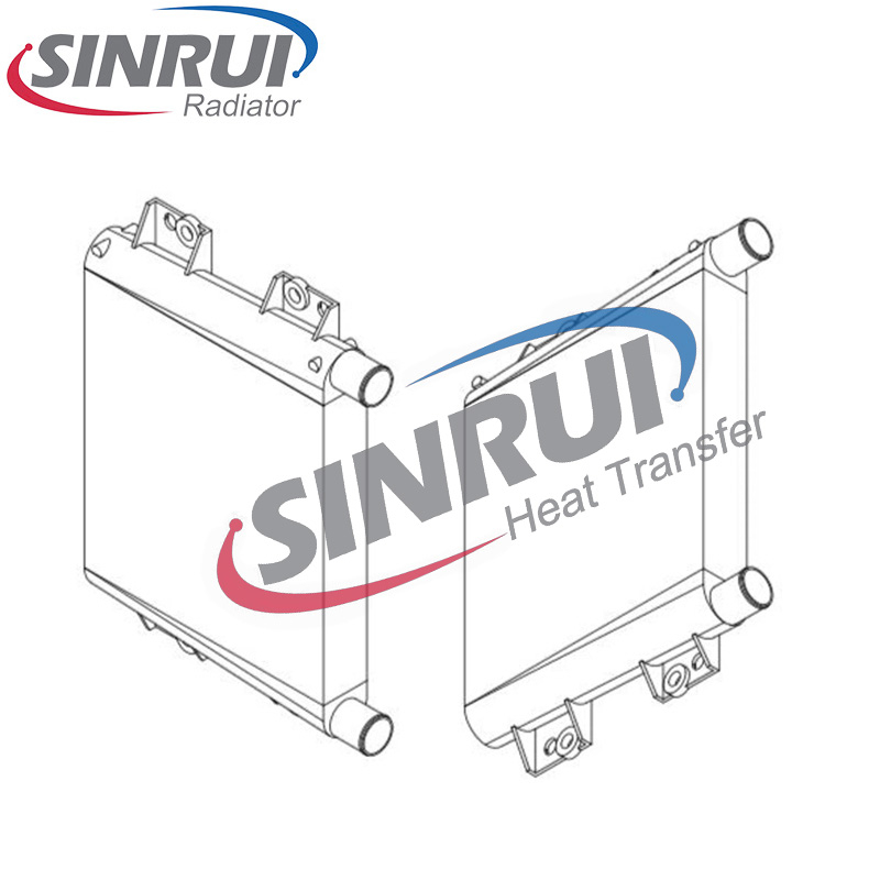 Aluminum Radiator 370-9331 Suit For CAT 785D