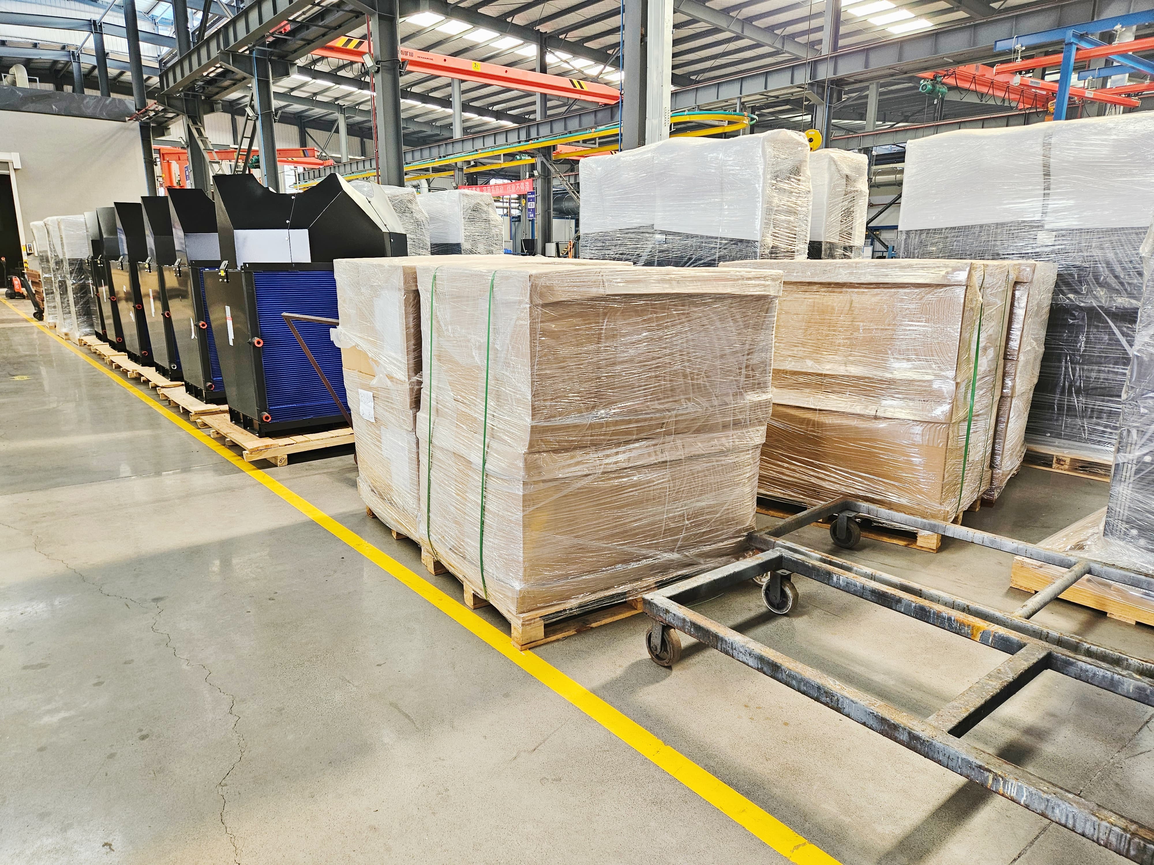 Generator radiators in wooden crates export