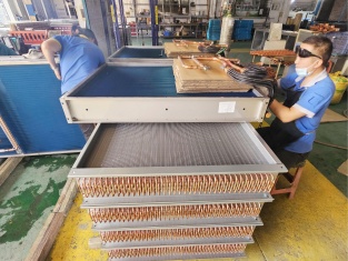 Heat exchanger coil welding and inspection – copper tube with aluminum fins