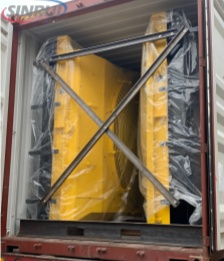 SINRUI mining radiator komatsu 930E loading into container for shipment
