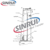 Aluminium Radiator 7C-1420 Suit for CAT 120H ES 120H NA 135H NA 140H ES 140H NA 143H 143H NA 160H ES 160H NA 163H NA