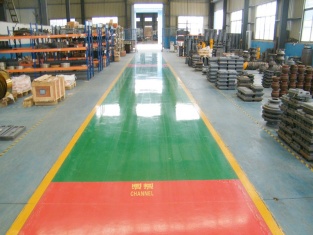 Quality inspection area in SINRUI radiator factory