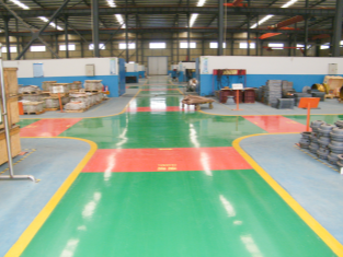 Mining radiator product displayed at SINRUI factory