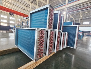 Copper tube aluminum fin heat exchanger core