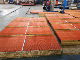 Copper fin tube cores generator radiator raw material