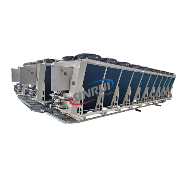 Adiabatic Air Cooled Chiller Featuring Fin Fan Cooler for Generator ...