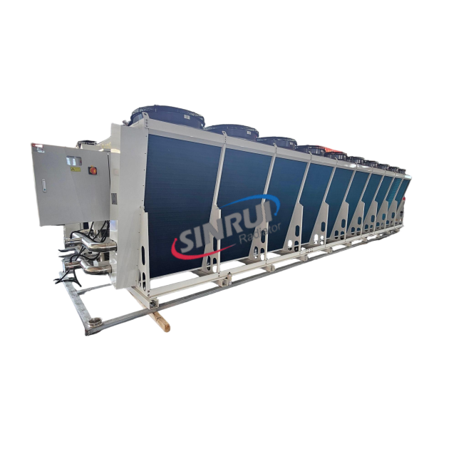 Adiabatic Air Cooled Chiller Featuring Fin Fan Cooler for Generator ...