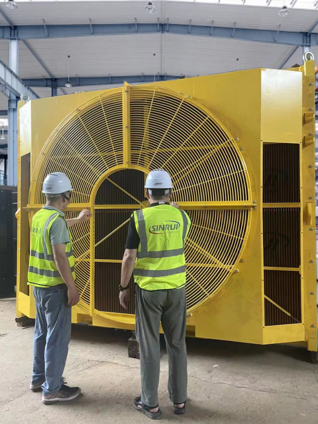Quality control process of SINRUI mining cooling system