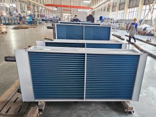 finned heat exchanger coil – copper tube and aluminum fin assembly