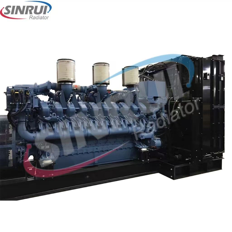 MTU 12V2000 G25 Generator Radiator 800–900kW Glycol Cooling