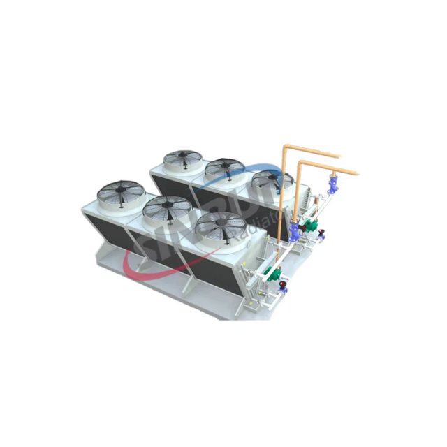 V COIL SHAPE / Máy làm mát khô cho động cơ Jenbacher J420 / J320